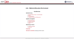 Desktop Screenshot of m3e.meduniwien.ac.at